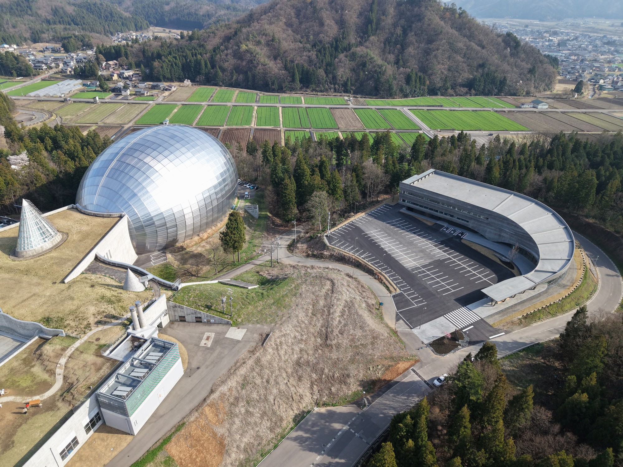 勝山空撮