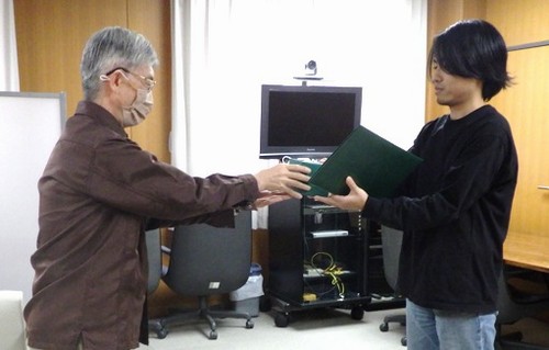 授与式宮脇さん